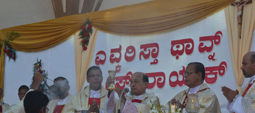 Huge number of Devotees at Annual Eucharistic Procession - Udupi Diocese 3